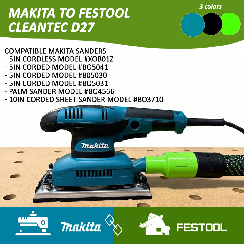 Makita To Festool Cleantec D27 Adaptor