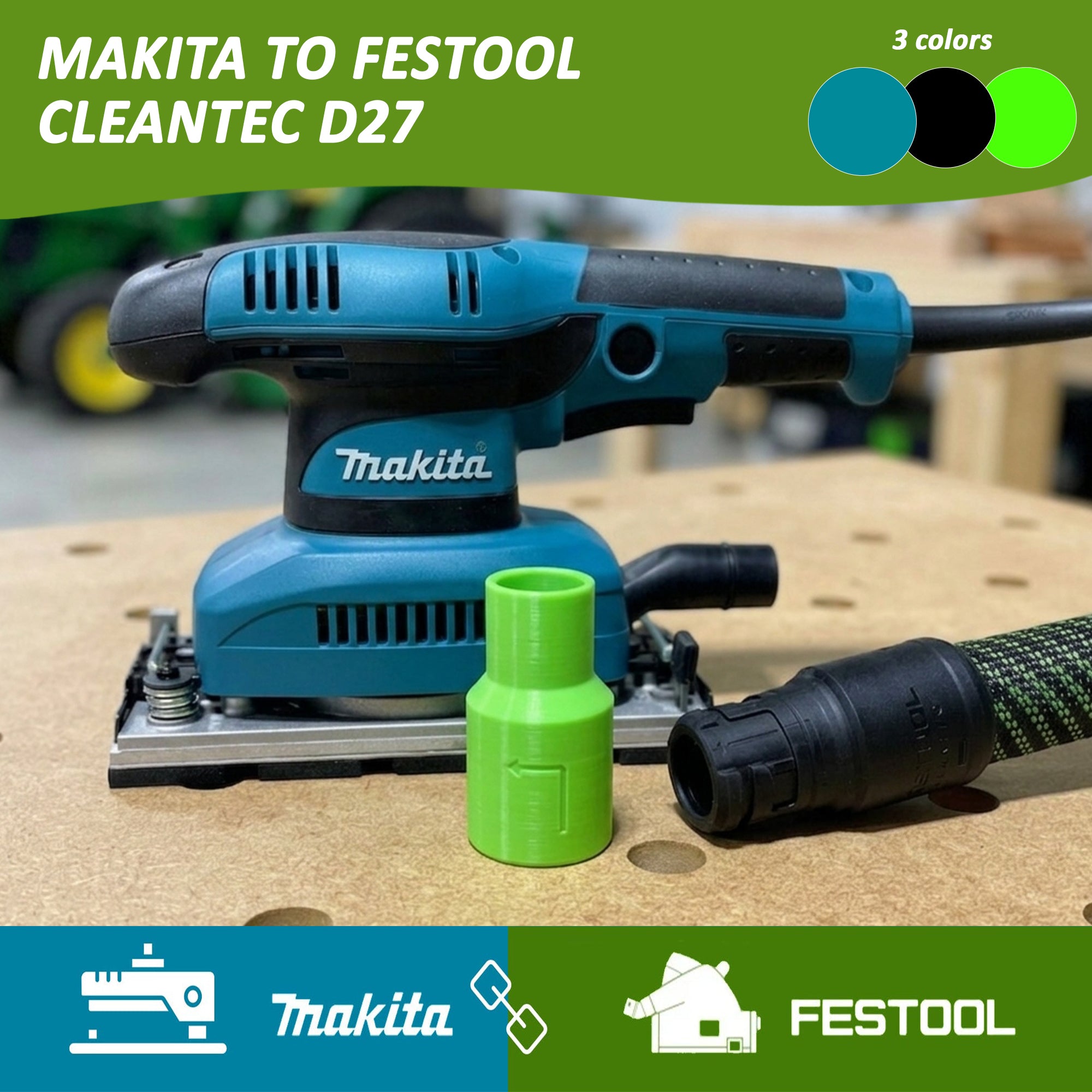 Makita To Festool Cleantec D27 Adaptor