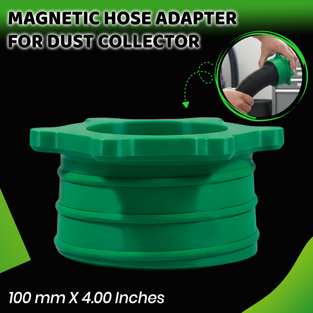Magnetic Hose Adaptor for Dust Collector 100mm x 4.00 Inches