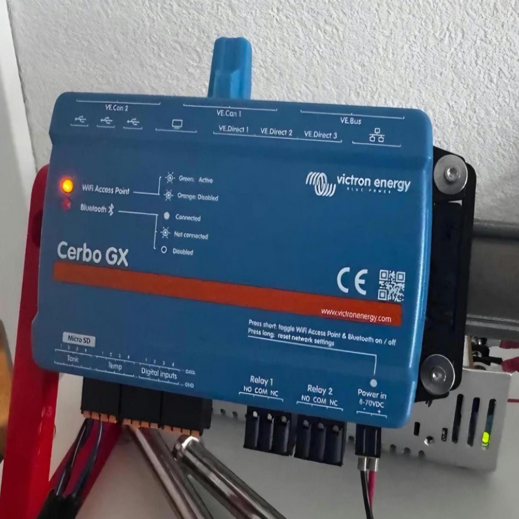 Cerbo GX DIN Rail Bracket Set