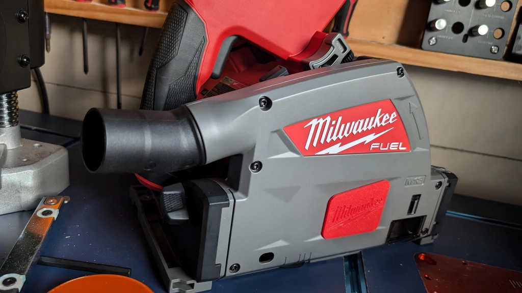 Milwaukee M18 Track Saw Arbor Cover - For Improved Dust Collection