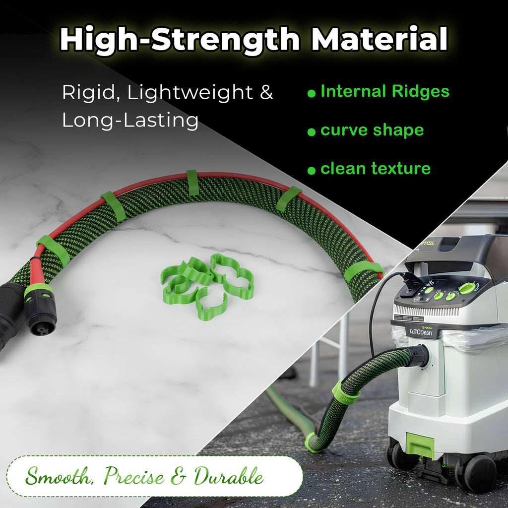 Dust Hose Clips Helical For Festool Vacuum D27 Hose Pack Of 10