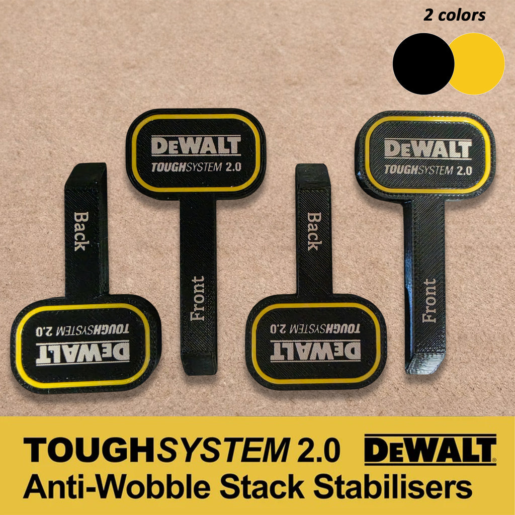 Anti-Wobble Stack Stabiliser Inserts for Dewalt Toughsystem 2.0 Tool Storage Drawer Boxes