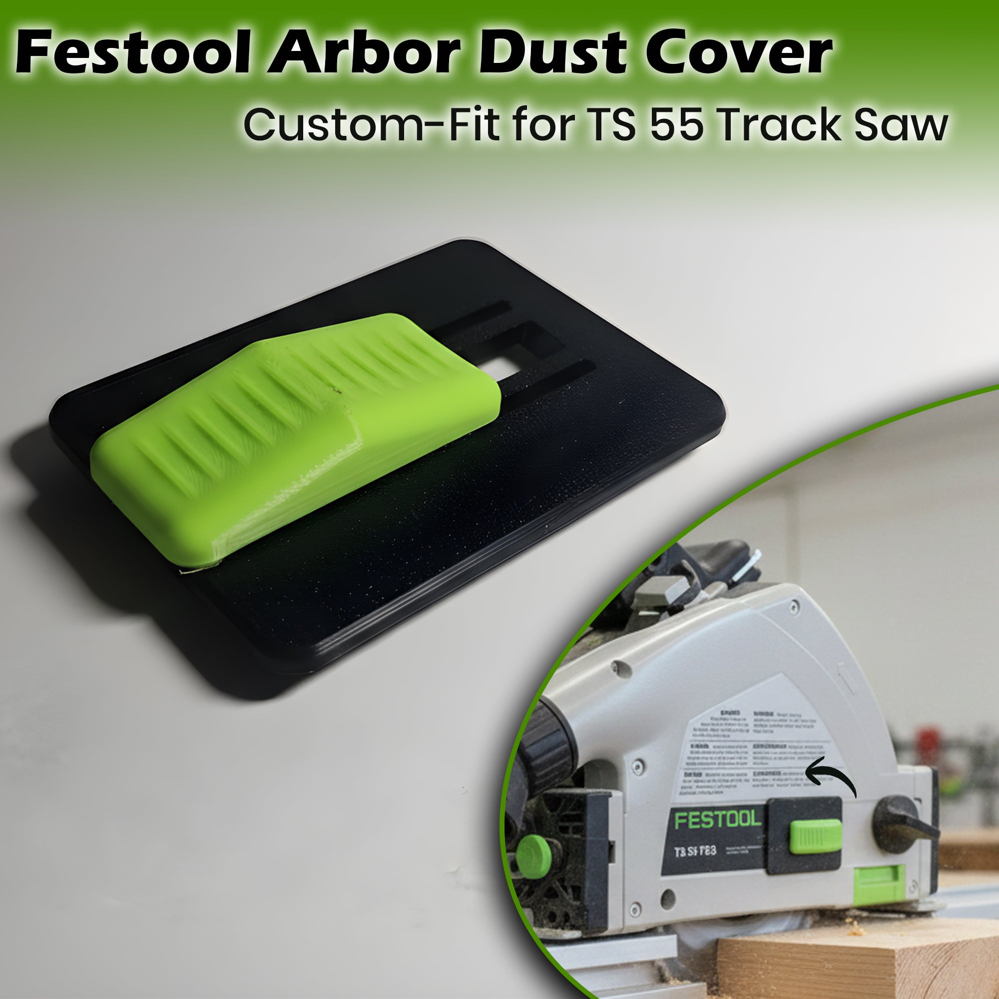 Festool arbor dust cover for the TS 55 FEQ and TS 55 REQ track saw